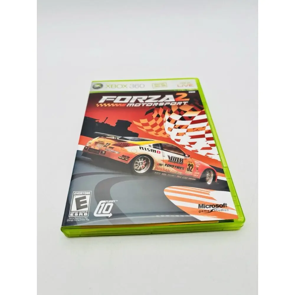 Forza Motorsport 2 (Microsoft Xbox 360, 2007) Complete w/ Manual Tested Works VG